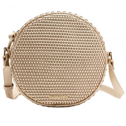 GIOSEPPO PARKLAND BOLSO REDONDO BANDOLERA DE RAFIA 75500 PLATINO GIO411