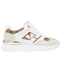 GUESS SNEAKER ZAPATILLA CASUAL EFECTO PIEL MULTI MUJER KORENZO FLTKORFAL12 BEIBR GUE155
