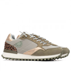 XTI SNEAKER RETRO RUNNING MULTI CASUAL PARA MUJER 144161 KAKI XTI067