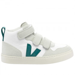 VEJA KID'S SNEAKERS DE TEJIDO PARA NIÑOS V-10 MID B-MESH DV1703231C WHITE BRITTANY VEJA061
