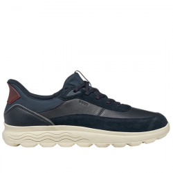 GEOX U SPHERICA PLUS SNEAKER CASUAL TRANSPIRANTE PIEL HOMBRE U56MPA 08522 CF44K NAVY/DK AVIO GEOX215