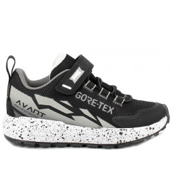 PRIMIGI DEPORTIVA REJILLA TIPO RUNNING VELCRO GORE-TEX® NIÑOS 8916577 NEGRO PRIM030