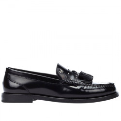 MARTINELLI SETTALA ZAPATO MOCASÍN PIEL CON BORLAS PIEL 1734-B301TY BLACK MART040