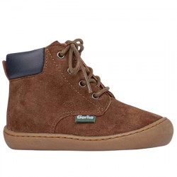 GORILA BOTÍN SERRAJE CON CREMALLERA NIÑOS RESPETUOSO-BAREFOOT 75953 BROWN / NAVY GORI032