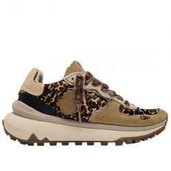 SATORISAN CHACRONA METTA PREMIUM SNEAKER CASUAL PIEL PONY ANIMALPRINT PARA MUJER 120096A38535 BABY LEOPARD SATO010