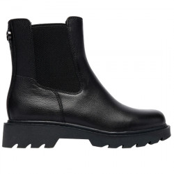 TAMARIS BOTÍN CHELSEA PIEL CON CREMALLERA PARA MUJER 1-25429-45 BLACK TAMA002