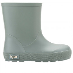 IGOR YOGI BOTAS DE AGUA NIÑOS RESPETUOSO-BAREFOOT W10291-013 VERDE IGOR048