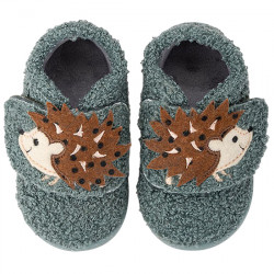 IGOR HOMIE ERIZO ZAPATILLAS DE CASA CERRADA VELCRO NIÑOS RESPETUOSO-BAREFOOT W10349-013 VERDE IGOR052