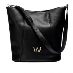 WONDERS MIM BOLSO SHOPPER EFECTO PIEL MUJER WB-54024 NEGRO WON061