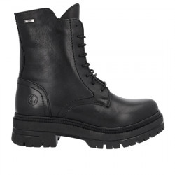 CORONEL TAPIOCCA BOTA MILITAR PIEL WATERPROOF MUJER C354-11 NEGRO COTA052