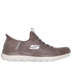 SKECHERS SKECHERS SLIP-INS: SUMMITS - UNKNOWN TRAIL DEPORTIVO CASUAL EFECTO PIEL MUJER 150254 BRN BROWN SKE253