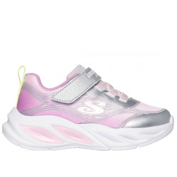 SKECHERS S-LIGHTS: COSMIC GLOW DEPORTIVO CON LUCES NIÑAS 303712N SMLT SILVER / MULTI SKE255