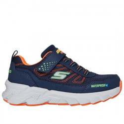 SKECHERS ELITE SPORT TREAD - AQUAVEK DEPORTIVO WATERPROOF NIÑOS 406334L NVOR NAVY/ORANGE SKE256