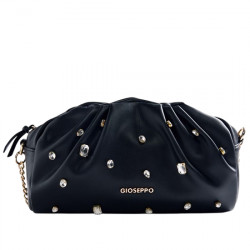 GIOSEPPO BERRIEN BOLSO BANDOLERA EFECTO PIEL PEDRERÍA 76966 NEGRO GIO425