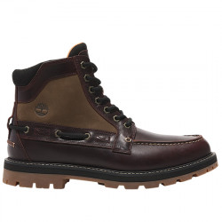 TIMBERLAND BRITTON ROAD BOTINES ESTILO NAÚTICO NOBUCK DE HOMBRE TB0A697HEIW BURGUNDY TIM065