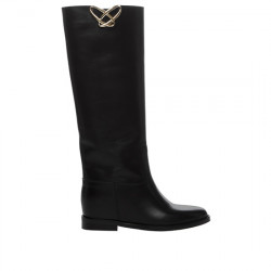 OVYÉ BOTAS ALTAS PEL CUÑA INTERNA MUJER RGTERRY41VIT NERO OVYE009