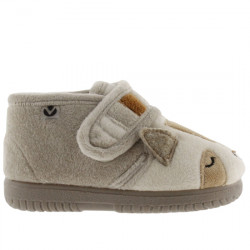 VICTORIA ZAPATILLAS DE CASA ANIMALES "MAPACHE" NIÑOS OJALÁ 105119 NUEZ VIC337