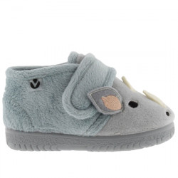 VICTORIA ZAPATILLAS DE CASA ANIMALES "RINOCERONTE" NIÑOS OJALÁ 105119 CIELO VIC338