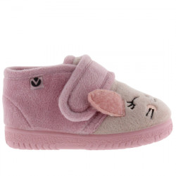 VICTORIA ZAPATILLAS DE CASA ANIMALES "CONEJITA" NIÑOS OJALÁ 1 05119 ROSADO VIC339