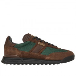 POLO RALPH LAUREN VARICK SNEAKERS NYLON Y SERRAJE CASUAL PARA HOMBRE 809974046001 CHOCO/BR POLO009