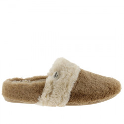 VICTORIA ZAPATILLAS DE CASA CHINELA PELO MUJER NORTE 1081122 BEIGE VIC341
