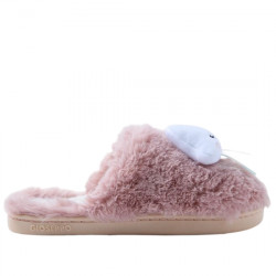 GIOSEPPO KIDS NEGAUNEE ZAPATILLAS DE CASA CHINELA PELO "NUBE" PARA NIÑA 76529 PINK GIO428