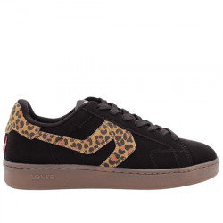 LEVI'S KIDS SNEAKERS EFECTO SERRAJE NIÑOS-JUNIOR SWIFT JR VSWI0023S 1335 BLACK LEOPARD LEV128