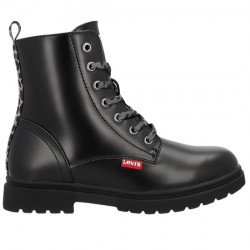 LEVI'S KIDS CATHERINE BOTA MILITAR EFECTO PIEL DETALLES ANIMALPRINT NIÑA VPHI0113S BLACK SHINY LEOPARD LEV130