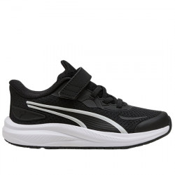 PUMA SKYROCKET 2 SNEAKER RUNNING VELCRO NIÑOS 312414 01 BLACK-WHITE PUMA053