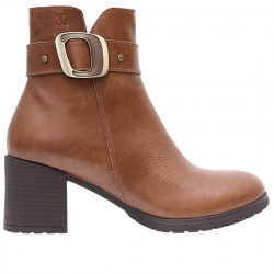 30'S TREINTAS SHOES BOTÍN PIEL TACÓN ANCHO MUJER 4412 TOSTADO TREI040