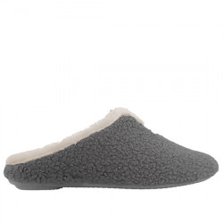 NORTEÑAS HOME-FLEX ZAPATILLAS DE CASA CHINELAS TEDDY MUJER 31-20 GRIS NORT036
