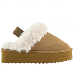 COLORS OF CALIFORNIA ZUECO SERRAJE PLATAFORMA MUJER HC.YWPLA07 TAN COL057