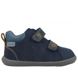 GARVALÍN BOTINES SERRAJE VELCRO WATERPROOF BEBÉ RESPETUOSO-BAREFOOT 251308-A089 AZUL MARINO GARV034