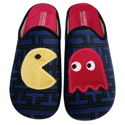 VULCA-BICHA ZAPATILLAS DE CASA CHINELAS "PAC-MAN" HOMBRE 4814 MARINO / ROJO VUL139