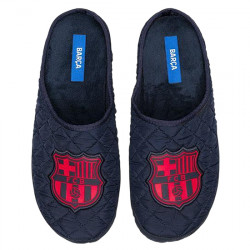 MARPEN SLIPPERS ZAPATILLAS DE CASA CHINELA ACOLCHADA EQUIPOS DE FUTBOL OFICIAL "FC BARCELONA" HOMBRE CC4 MARINO MARP029