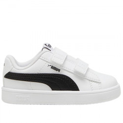 PUMA RICKIE CLASSIC V INF SNEAKER PIEL CASUAL VELCRO NIÑOS 394254 13 WHITE / BLACK PUMA063