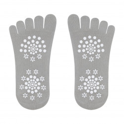 KYLIE CRAZY CALCETINES ANTIDESLIZANTES PARA YOGA Y DANZA CON DEDOS MUJER C2031 GRIS KYLI160