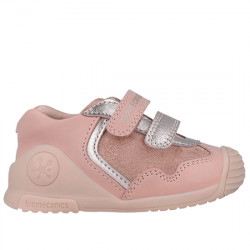 BIOMECANICS SNEAKERS DE PIEL Y SERRAJE PARA BEBÉ NIÑA 251103-A193 PETALO BIOM153
