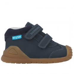 BIOMECANICS BOTÍN DE PIEL VELCRO WATERPROOF NIÑOS 251134-A089 AZUL MARINO BIOM154