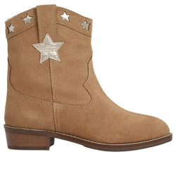 PEPE JEANS WESTERN STAR BOTAS CAMPERAS SERRAJE NIÑAS PGS500010 879 COGNAC PPJ055