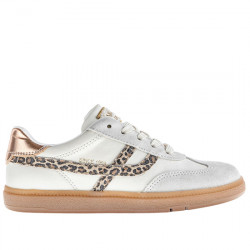 PABLOSKY SNEAKERS PIEL RETRO RESPETUOSO-BAREFOOT JUNIOR SAX 210638 AVORIO PAB156