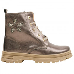 PABLOSKY BOTAS MILITARES PIEL METALIZADA NIÑAS 444491 ELISTA TUNDRA PAB157