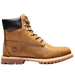 TIMBERLAND 6-INCH LACE PREMIUM BOTA MONTAÑA PLATAFORMA NOBUCK WATERPROOF MUJER TB110360214 BROWN TIM070