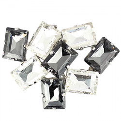 SHINY DECORACIÓN DE CALZADO (2 UNIDADES) 1115 CRISTALES GRIS SHINY115