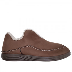 VUL-LADI ZAPATILLAS DE CASA PANTUFLA KIOWA ANTELINA HOMBRE 8158-273 TABACO VLAD023