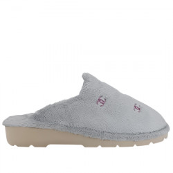 BEREVËRE ZAPATILLAS DE CASA CHINELA SUAPEL CON CUÑA "CHANEL" MUJER IN5526 GRIS BERE055