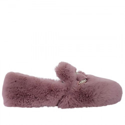 MACARENA ZAPATILLAS DE CASA PANTUFLAS PELUCHE MUJER ANAIS13 ROSA MACA022