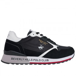 BEVERLY HILLS POLO CLUB KING POWER MIX SNEAKERS MULTI CASUAL PARA HOMBRE BHM613105 BLACK BHPC003