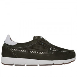 BAERCHI 1972 ZAPATO DEPORTIVO ESTILO NAÚTICO NOBUCK HOMBRE 2705 CACTUS BAE049