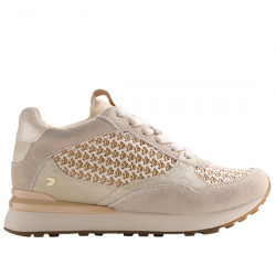 GIOSEPPO RHAMU SNEAKERS CASUAL RAFIA Y SERRAJE CON CUÑA INTERNA PARA MUJER 78125 BEIGE GIO442